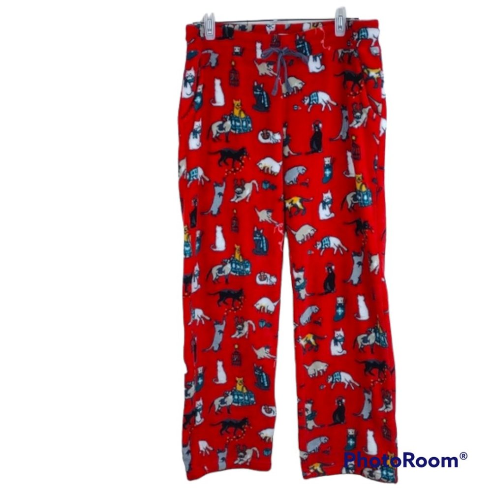 Vera Bradley Red Animal Print Pajama Pants